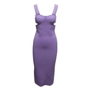 Herve Leger Lavender Bodycon Dress